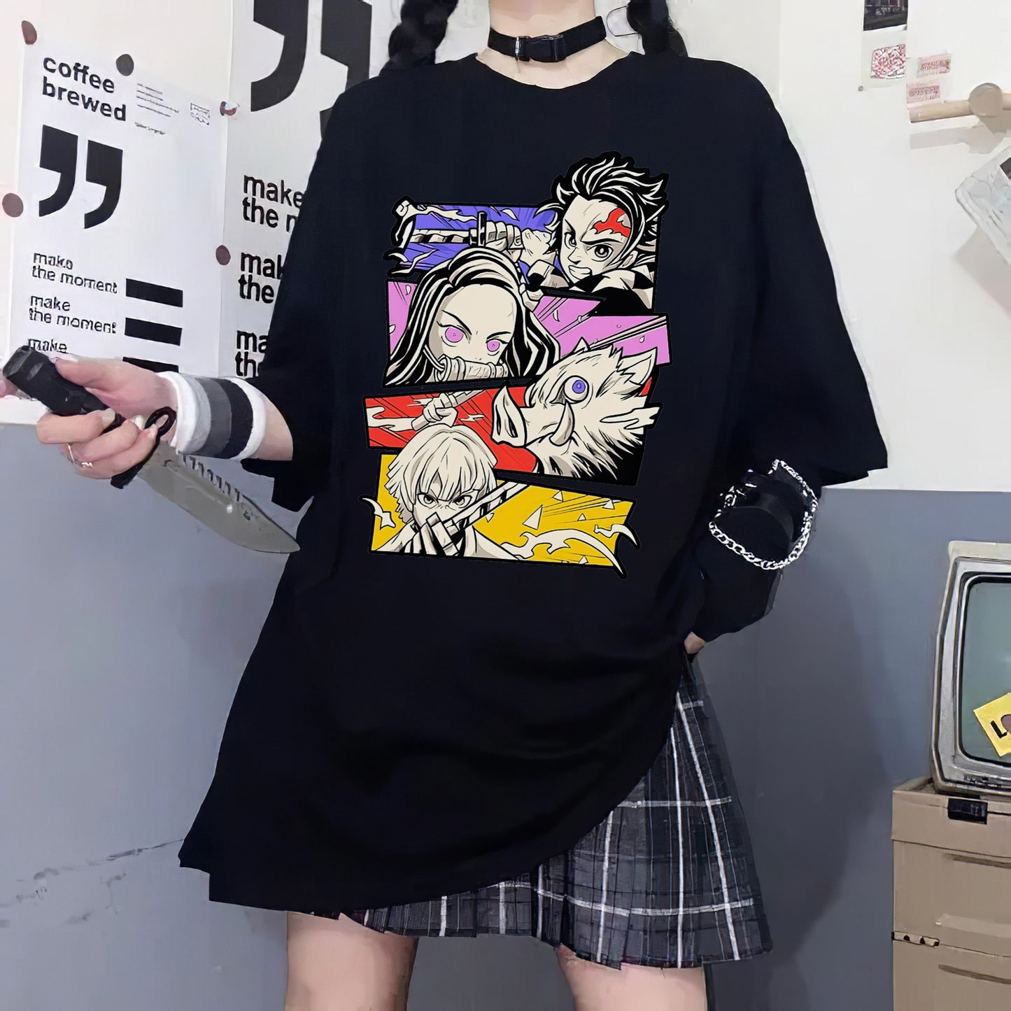 Playera Demon Slayer para mujer