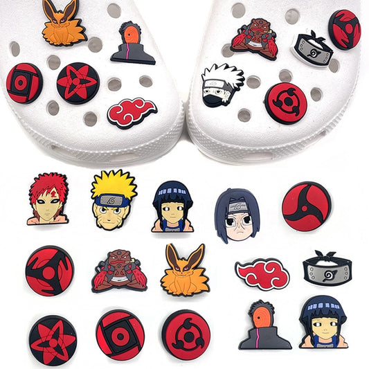 Accesorio de decoración para zapato o sandalias de Naruto
